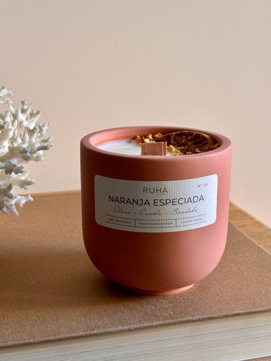 Vela Naranja Especiada