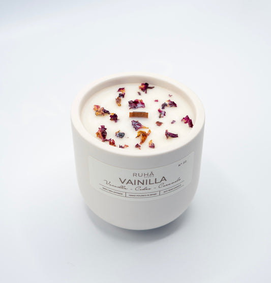 Vela de vainilla