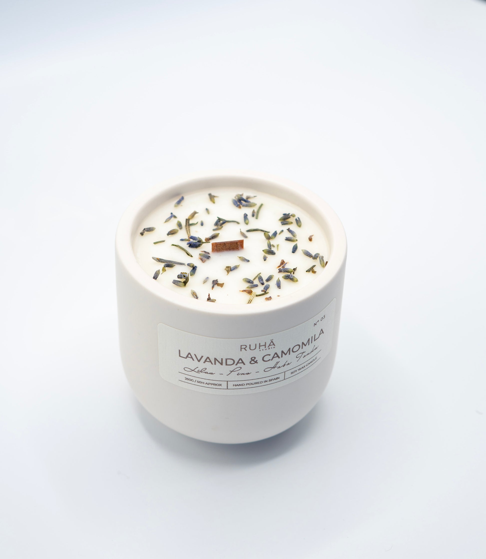 Vela lavanda y camomila